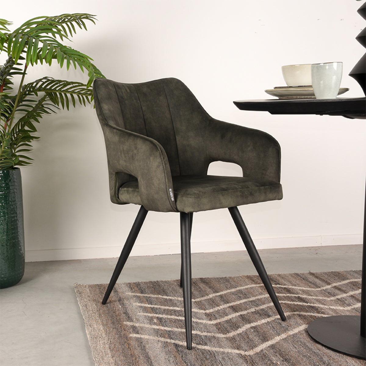 LABEL51 Eetkamerstoel Noud - Velours